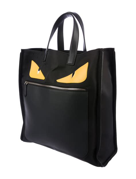 fendi monster tote sale|fendi tote bag vintage.